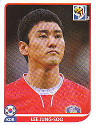 Lee Jung-Soo South Korea samolepka Panini World Cup 2010 #150